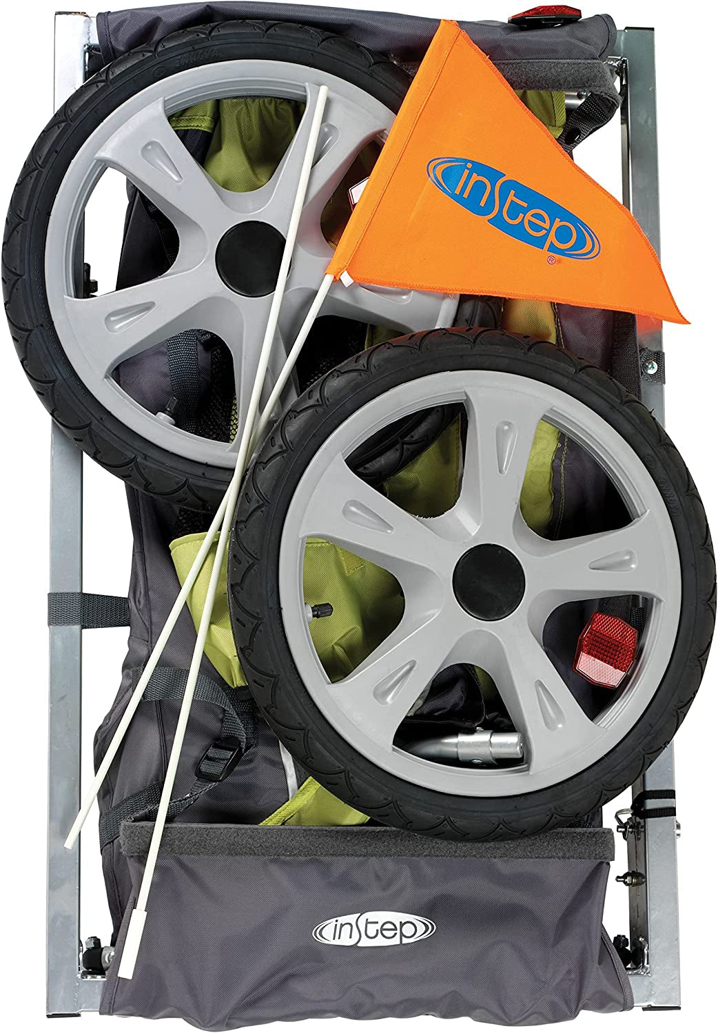 Take 2 or Sync Kids Bike Trailer, Single or Double Seat, Universal Coupler, Folding Frame, Quick-Release Wheels, Canopy with Bug Screen and Weather Shield, Bike Trailer for Kids