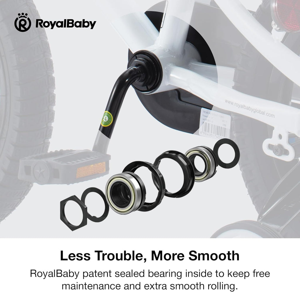 Kids Bike EZ Freestyle Training Free Balance to Pedal Easy Learning Bicycle, 12-18 Inch for Toddlers to Big Kids