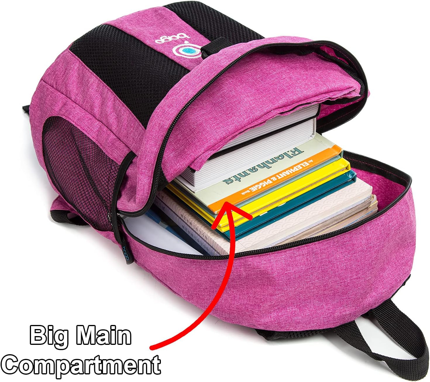 Lightweight Backpack for Hiking for Women and Men - 25L Travel Day Pack - Foldable Hiking Daypack Ultralight for Camping Outdoor Sports - Packable Backpack for Travel (Snowpink)